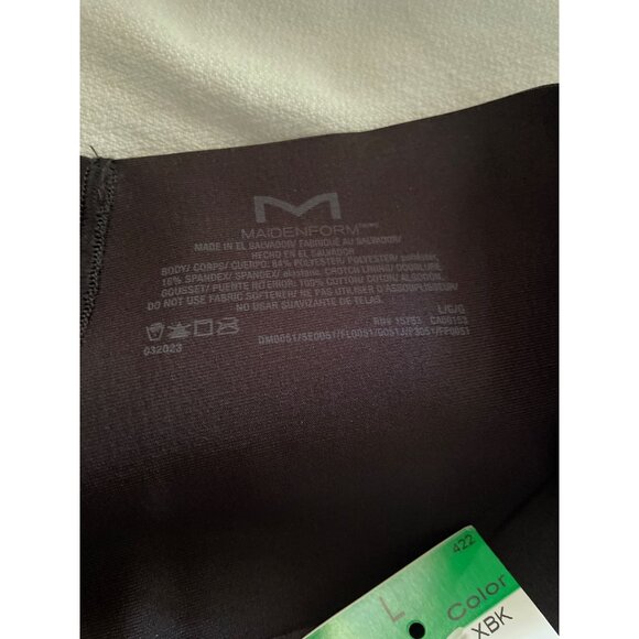 Maidenform Womens Shapewear Briefs With No Pinching Waistband L Black - Picture 3 of 4